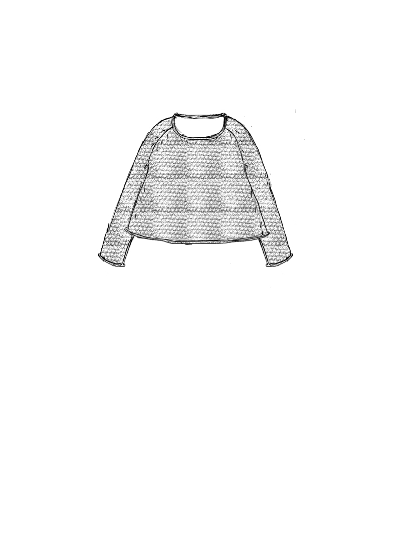 Rundholz Black Label - Weiter Baumwoll Strick Pullover - 1263730701