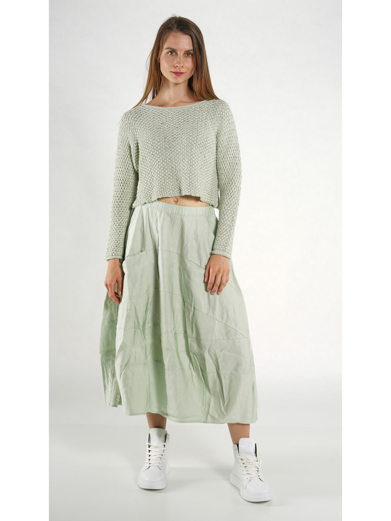 Rundholz Black Label - Gerader schmaler Baumwoll Strick Pullover - 1263730703