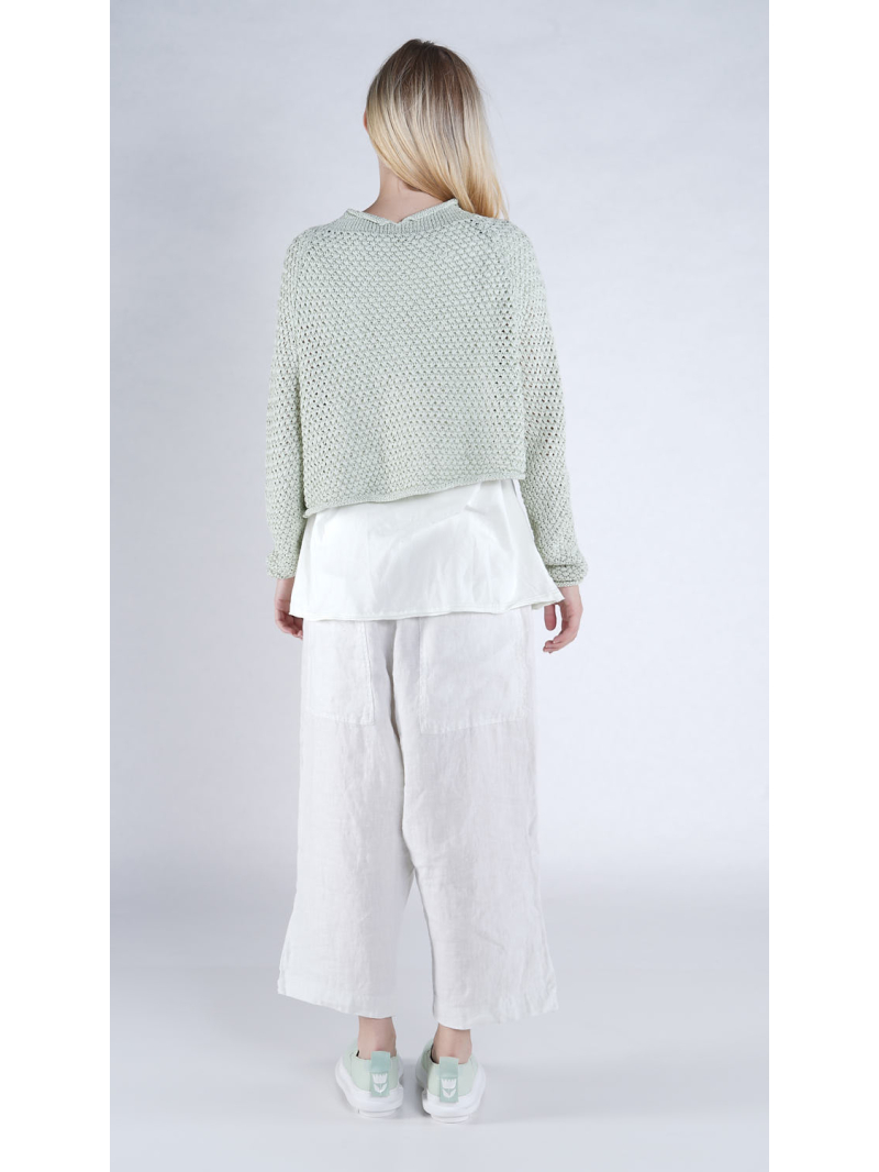 Rundholz Black Label - Lockere Baumwoll Strickjacke - 1263737114