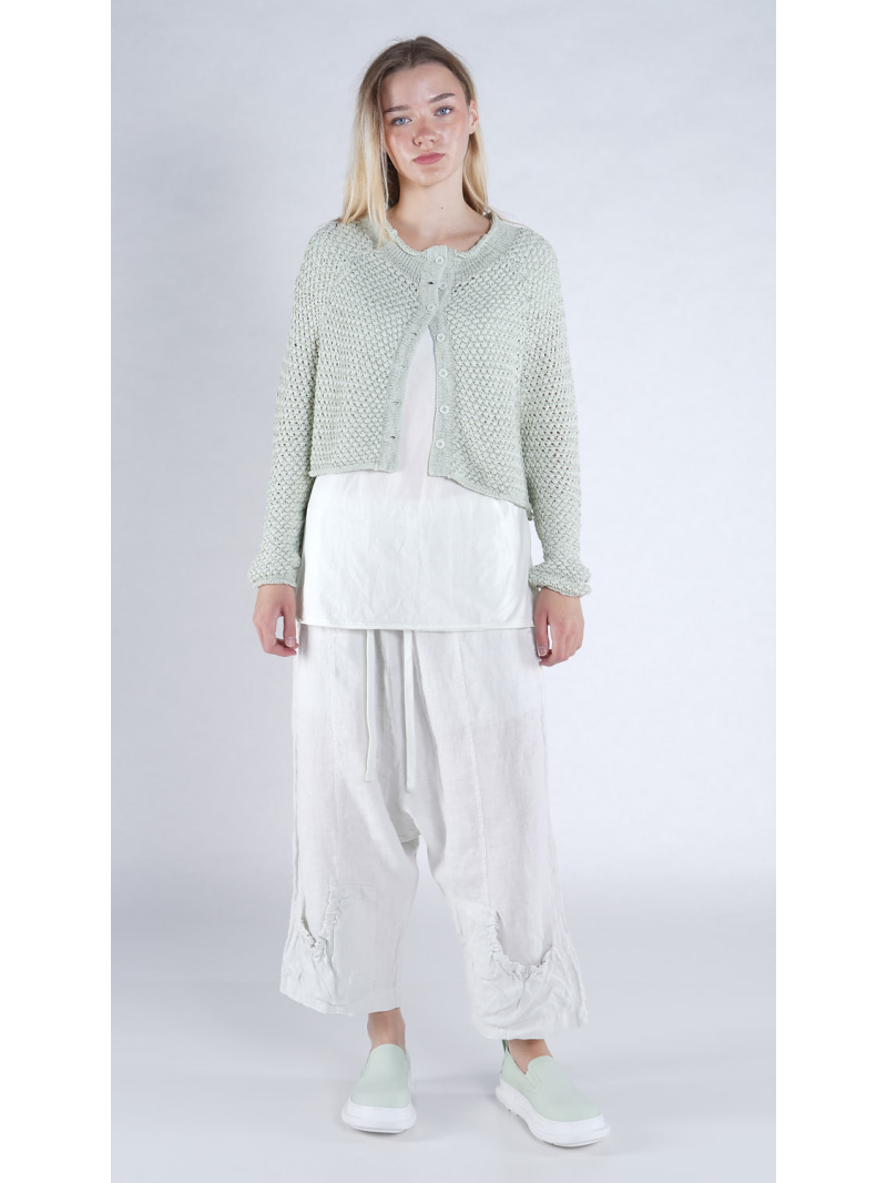 Rundholz Black Label - Lockere Baumwoll Strickjacke - 1263737114