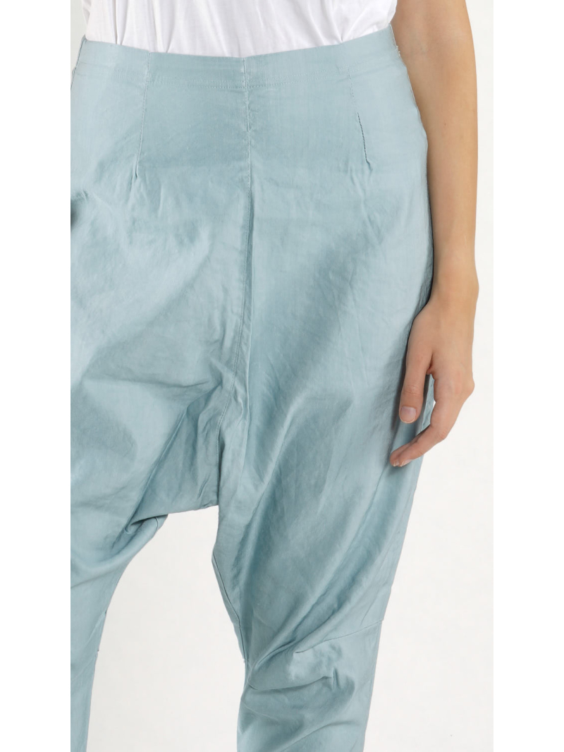 Rundholz Black Label - Tulpenförmige Leinen Stretch Hose - 1263830101