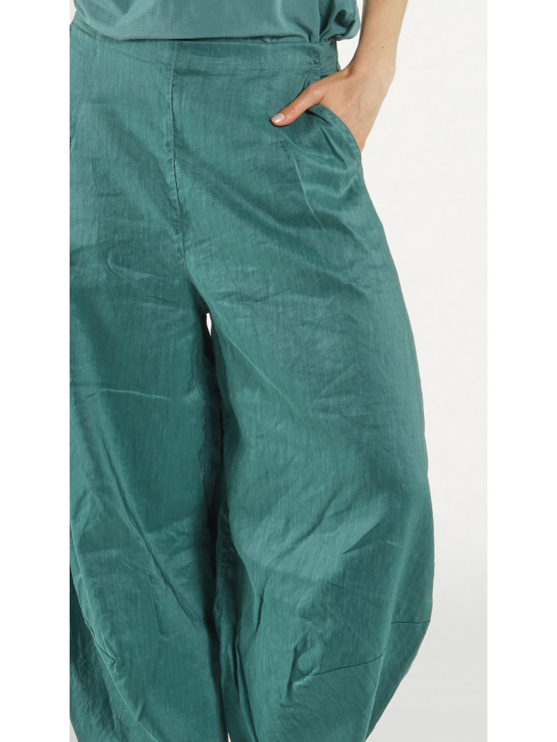 Rundholz Black Label - Ballonförmige Leinen Stretch Hose - 1263830102