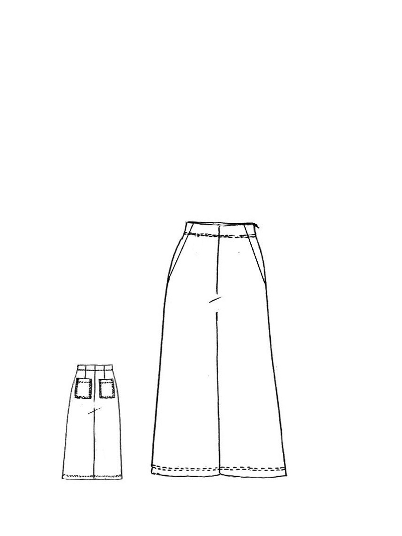 Rundholz Black Label - Gerade geschnittene Hose mit Flair - 1263830104