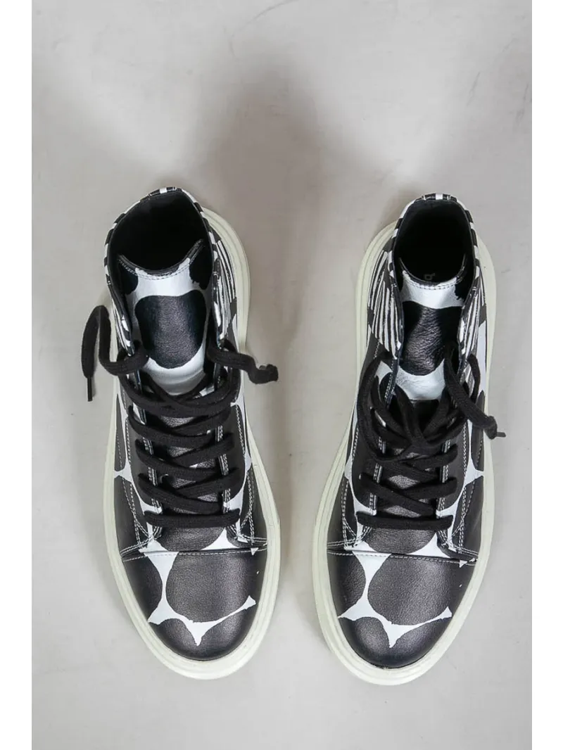 Rundholz Black Label - High-top sneakers with all-over print - 1263985203