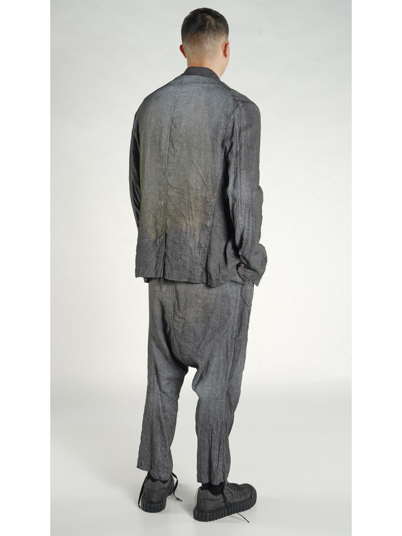 Rundholz - Lockere Viskose Leinen Jacke - 1264011112