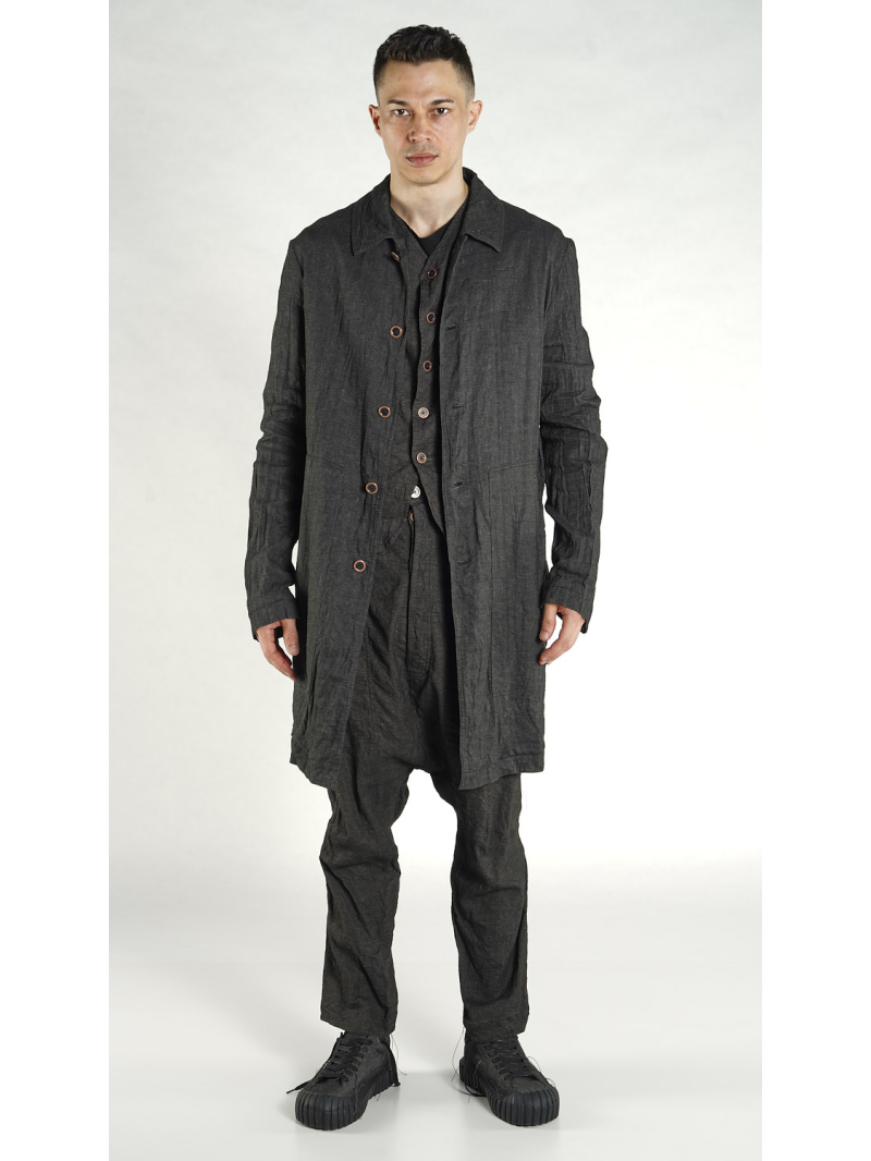 Rundholz - Viskose Leinen Mantel - 1264011214