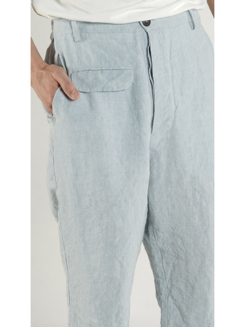 Rundholz - Baggy Leinen Hose - 1264020103