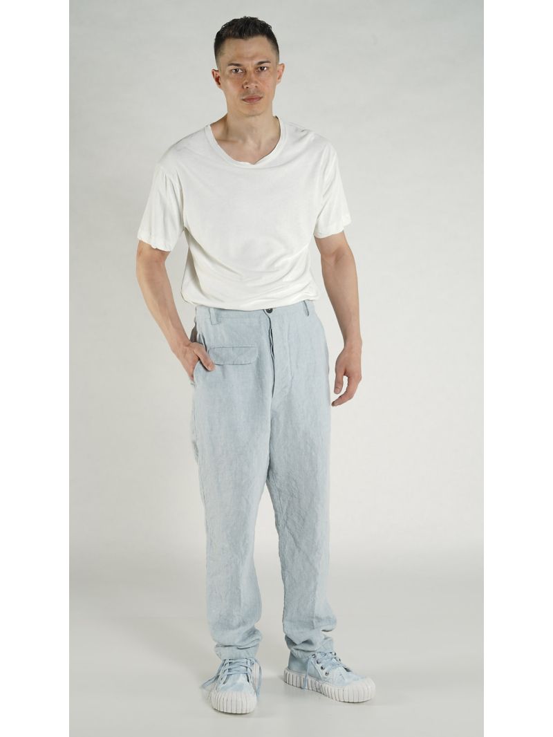Rundholz - Baggy Leinen Hose - 1264020103