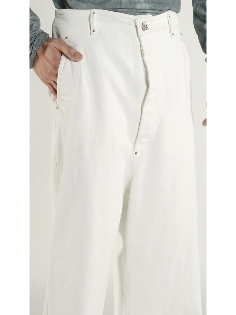 Rundholz - Denim Hose mit tiefer Schritthöhe - 1264030103