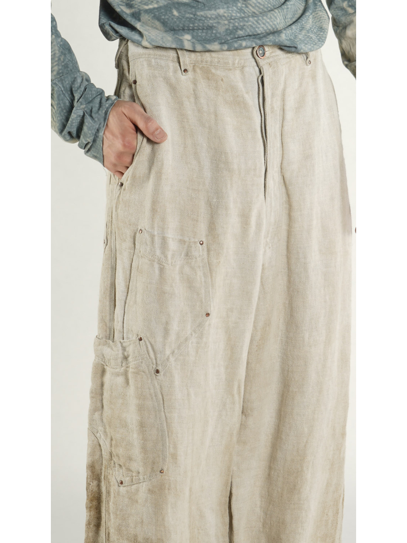 Rundholz - Weite Hanf Hose - 1264200103