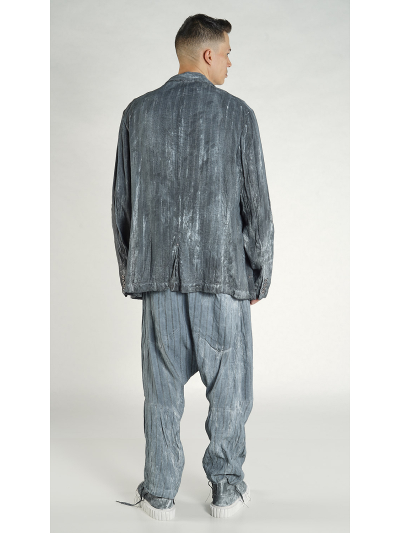 Rundholz - Kastige Viskose Leinen Jacke - 1264211102