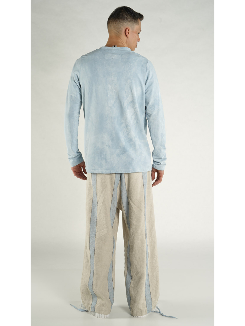 Rundholz - Gerades weites French Terry Shirt - 1264280502