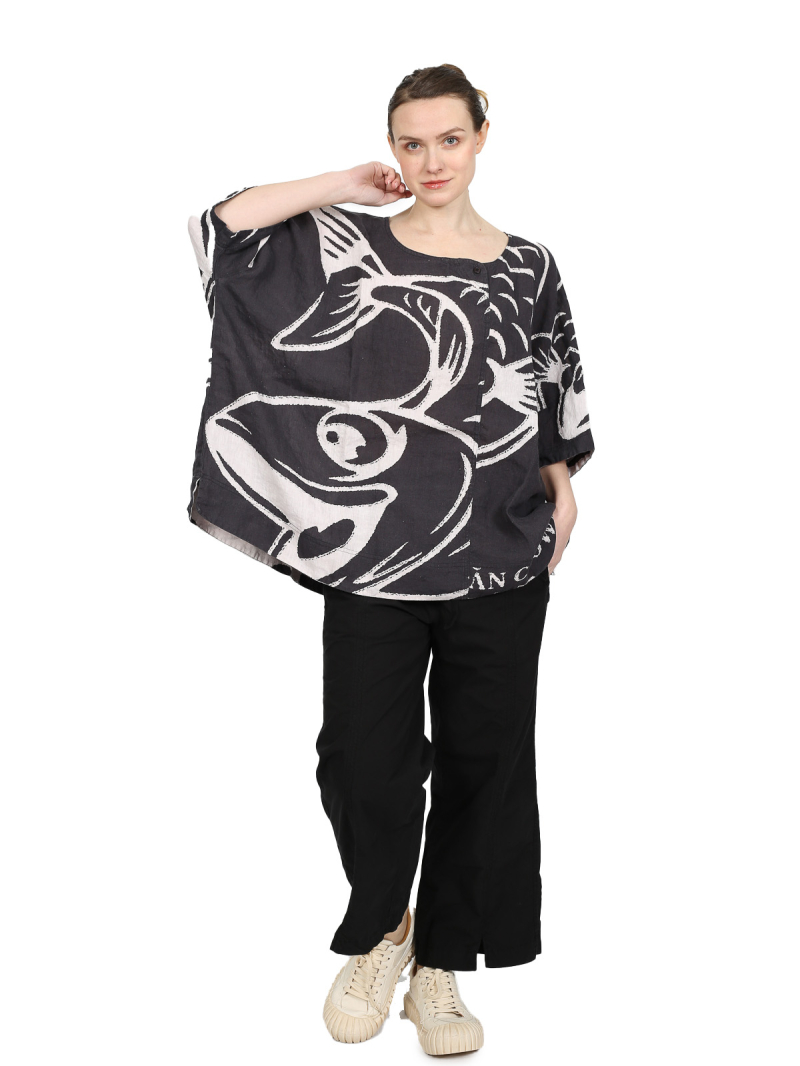 Rundholz Black Label - T-Shirt - black print - 1253550506