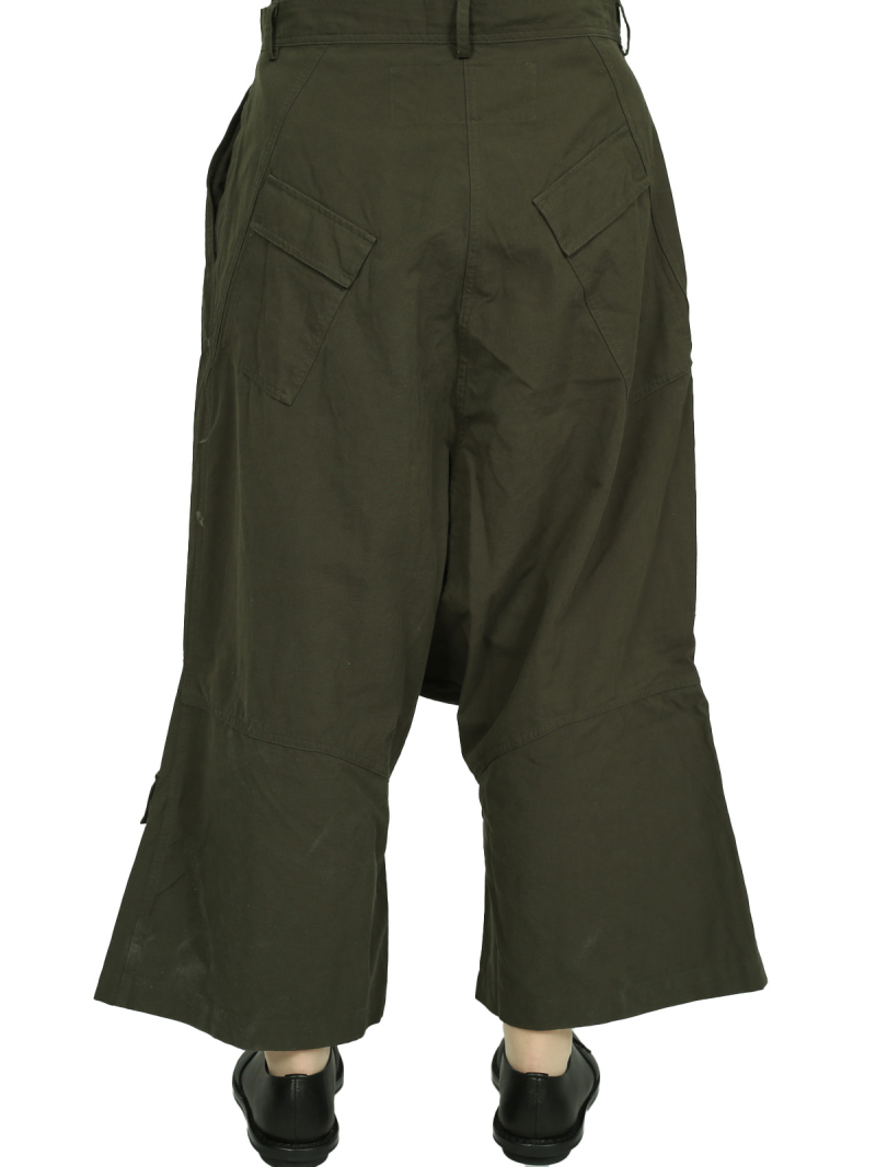 Rundholz Black Label - gerade weite Baumwoll-Hose - Jungle - 2243300101