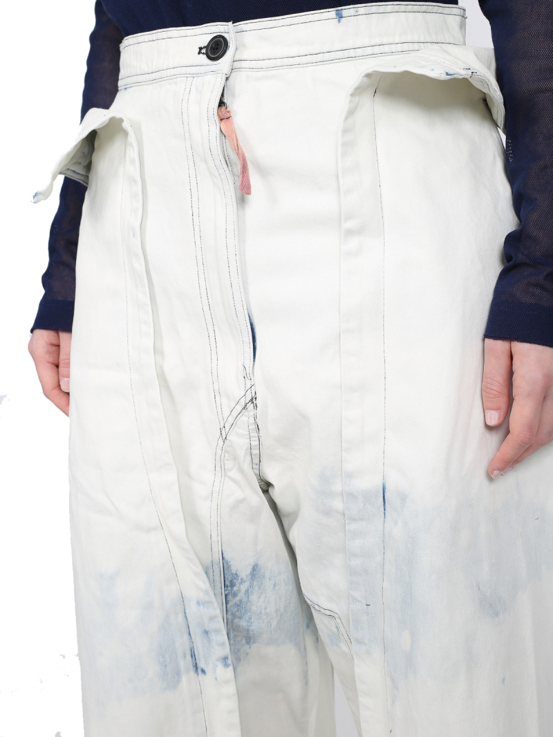 Rundholz DIP - hose - bleachwash - 1252030108