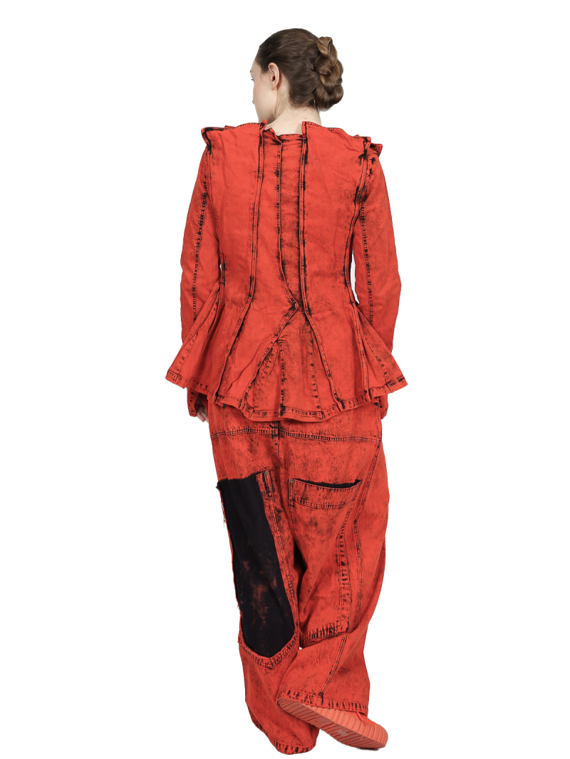 Rundholz DIP - Hüftlange denim jacke - 1252031103