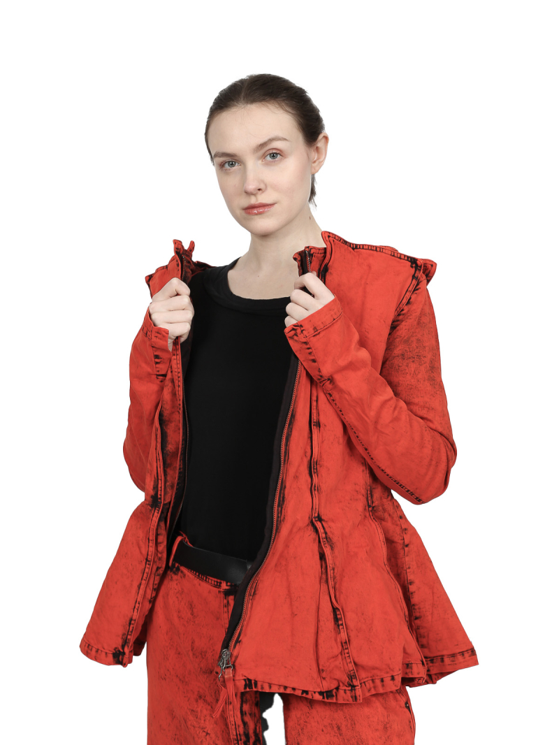 Rundholz DIP - Hüftlange denim jacke - 1252031103