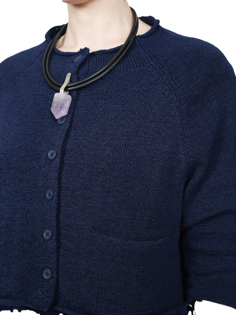 Rundholz Black Label - strickjacke - navy - 1253727116