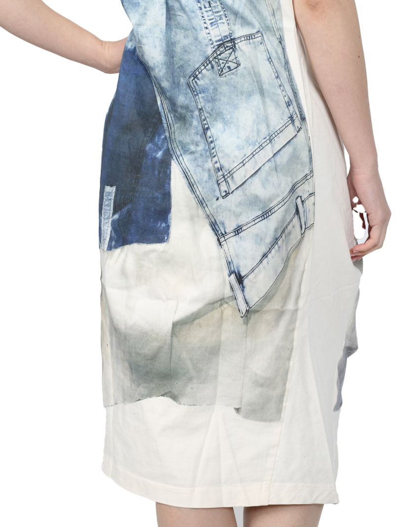 Rundholz DIP - Schmales baumwoll stretch kleid - 1252110909