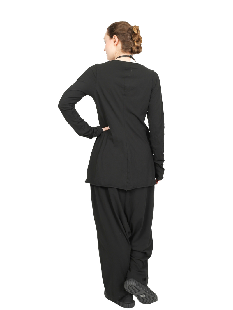 Rundholz — свободная футболка из хлопкового креп-джерси — 1251560503