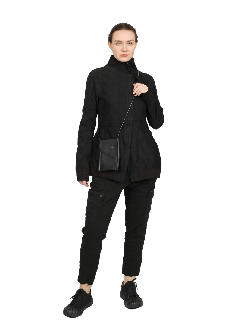 Rundholz Black Label - Taillierte leinen stretch jacke - 1253831103