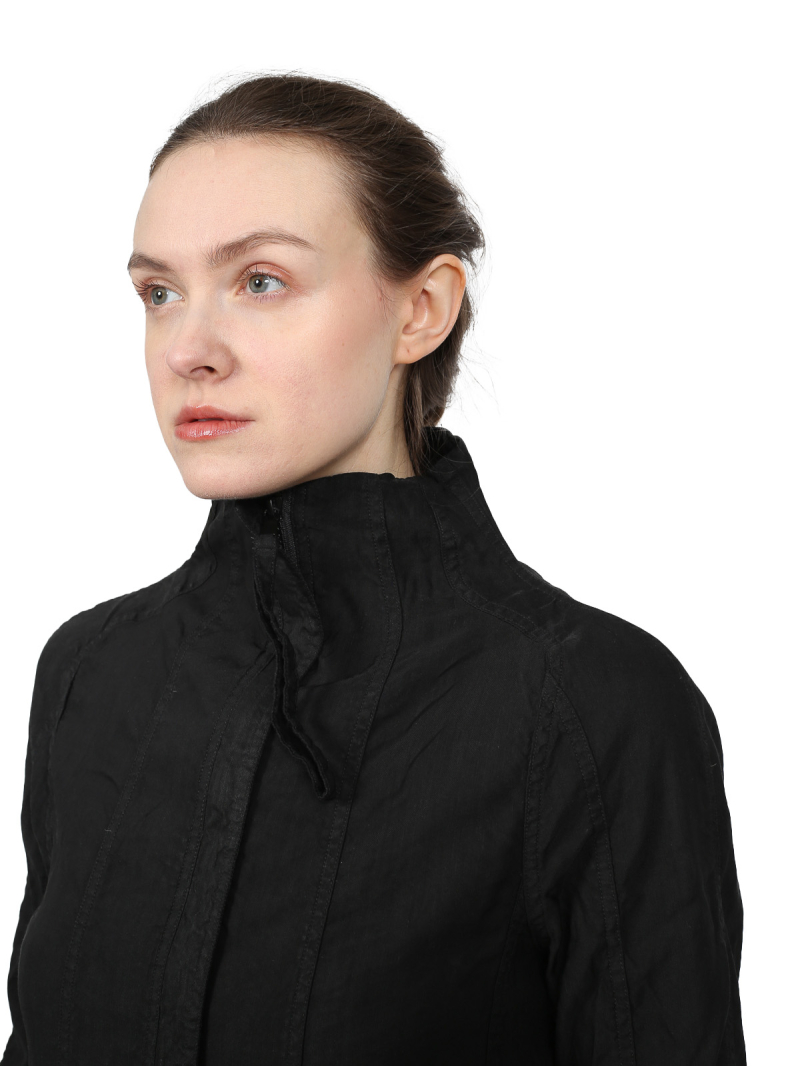 Rundholz Black Label - Taillierte leinen stretch jacke - 1253831103