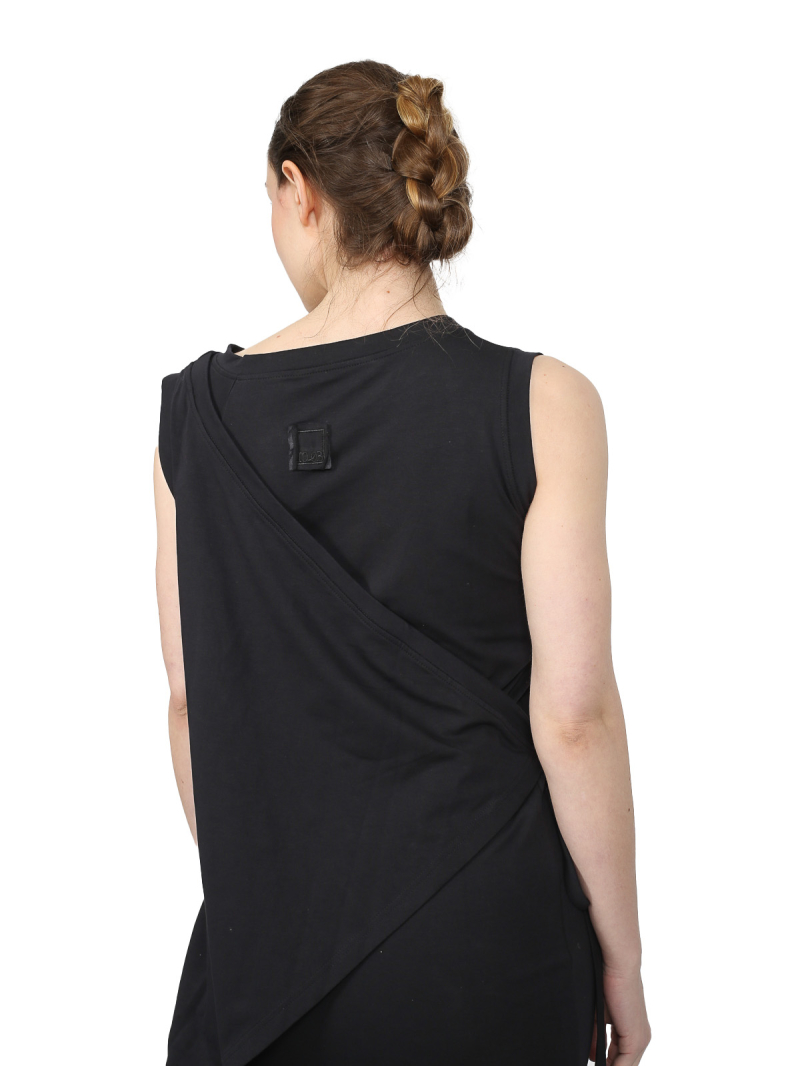 Black by K&M - Kleid - Asymetrisches Kleid - Black - id.03.01.06