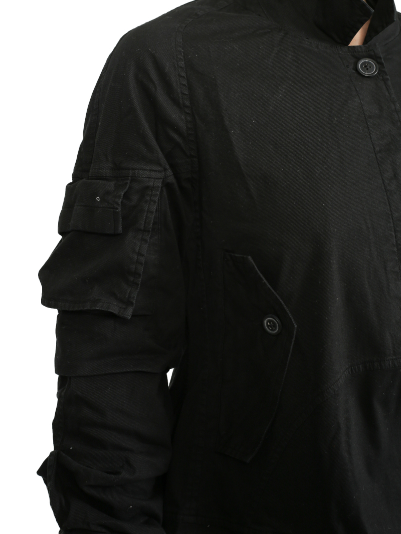 Rundholz DIP - Schmaler baumwoll twill stretch mantel - 1252601212