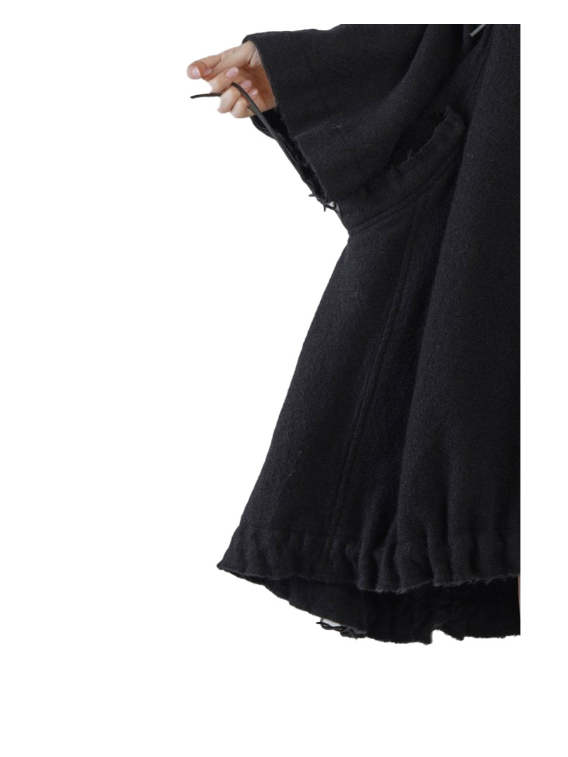 Rundholz DIP - Пальто-платье с капюшоном из виргинской шерсти Черный - 2242211203