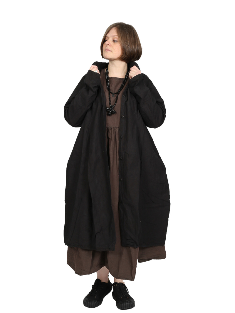 Privatsachen - Kleid Vanmeer - Geräuschebaumwolle - Choco - 252180