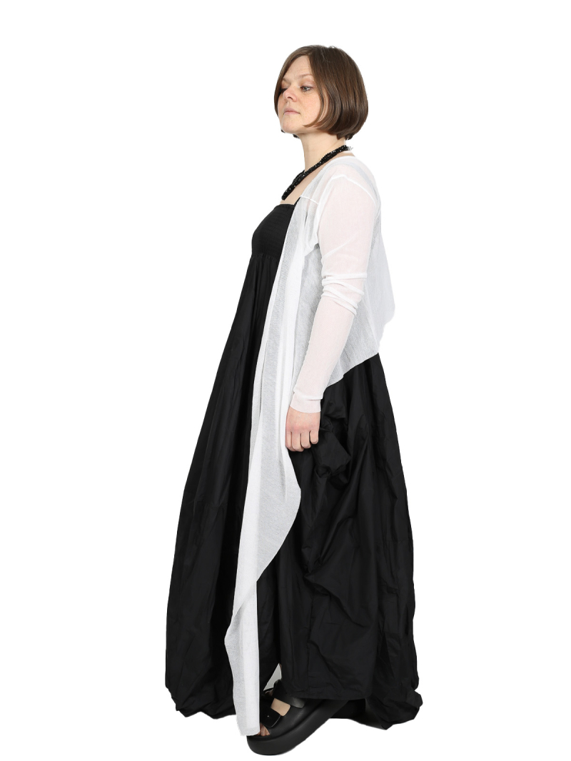 Pal Offner - Longsleeve - Sheer Wrap Longsleeve_Organic Cotton Mesh - White - 2501-030102-330001