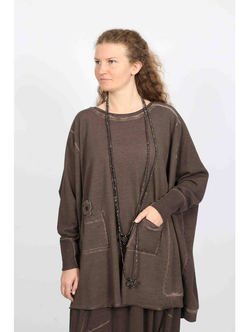 Pluslavie (Plü) - Sweater - wide long sweat - 2109