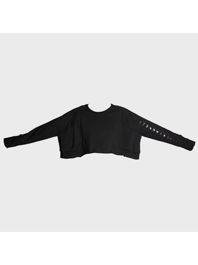 Pluslavie (Plü) - Cropped Boxy Sweatshirt - 2137