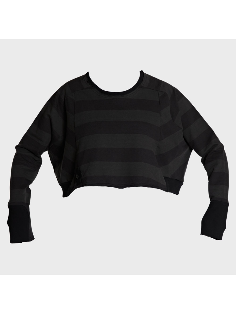 Pluslavie (Plü) - Cropped Boxy Sweatshirt - 2137