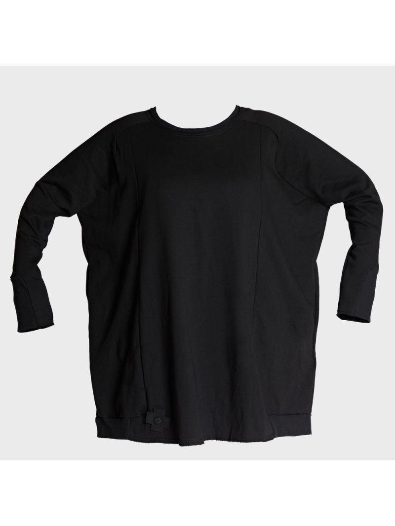 Pluslavie (Plü) - Oversized Sweat mit Kontrastpanel - 2139