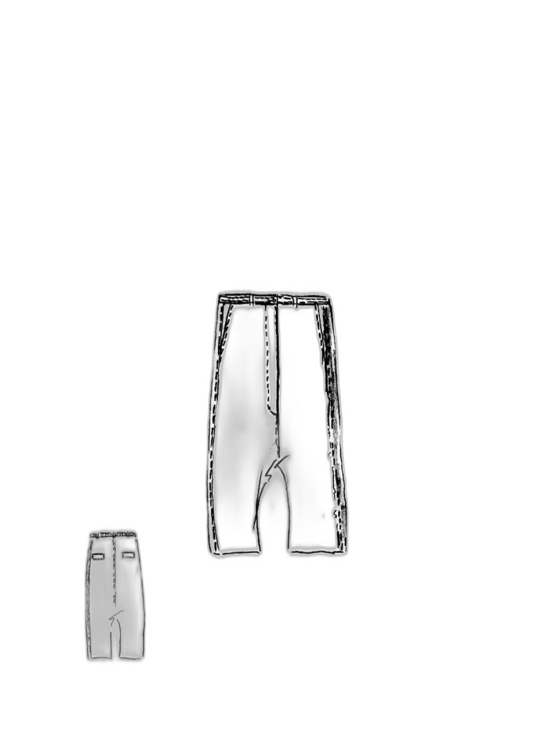 Rundholz - Lockere gerade woll-hose - 2241200102