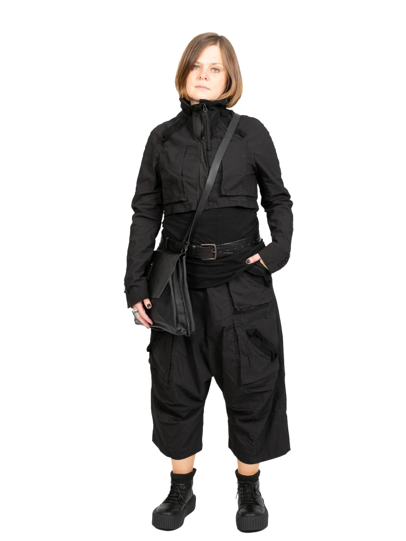 Pal Offner - Sac à bandoulière en cuir noir