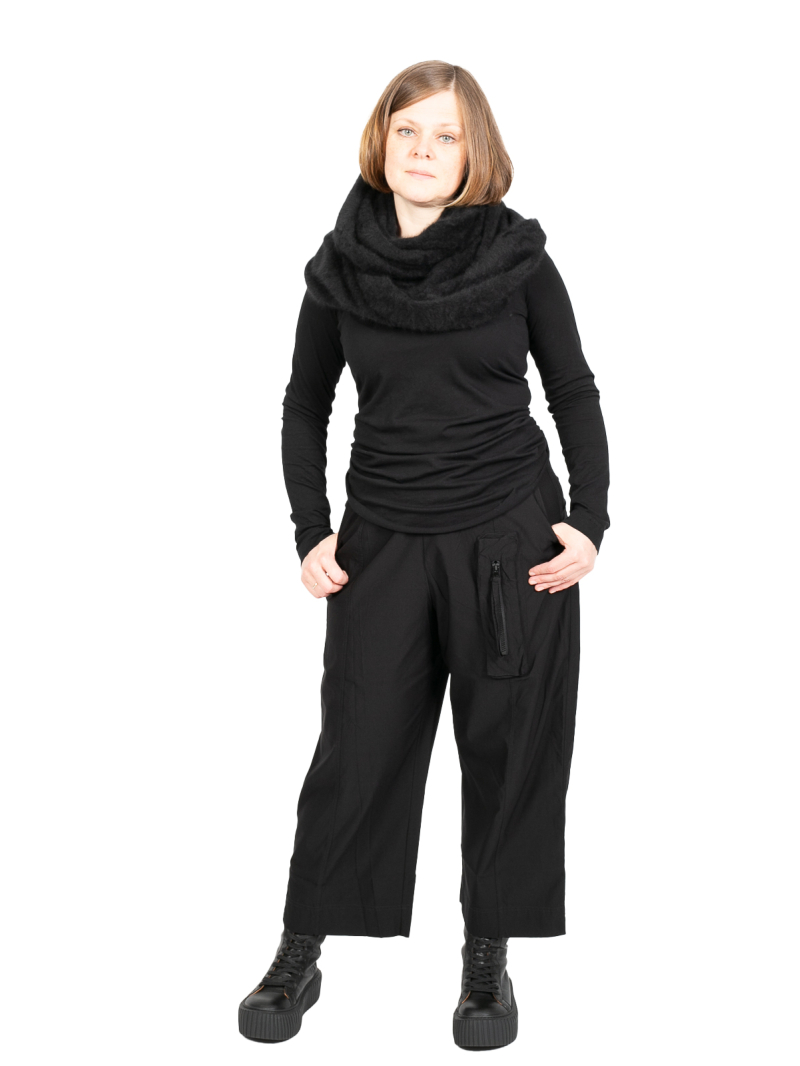 Rundholz - Шарф-петля Енот черный - 2241417712