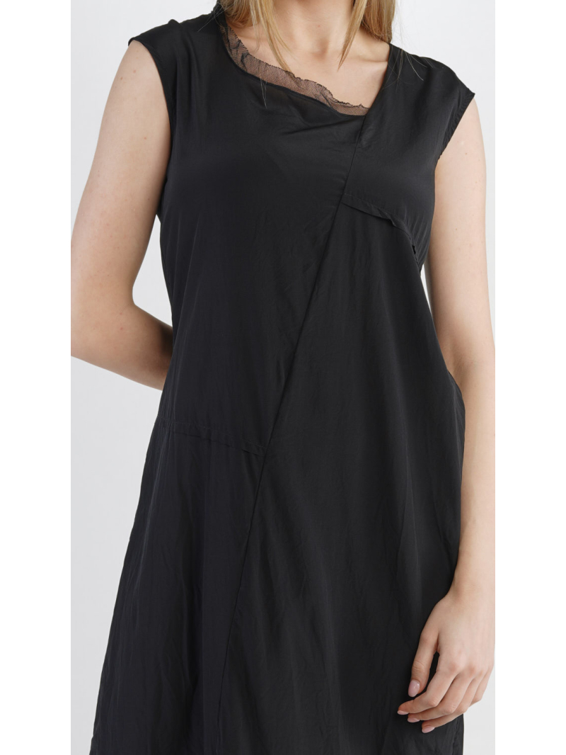 straight narrow silk stretch dress