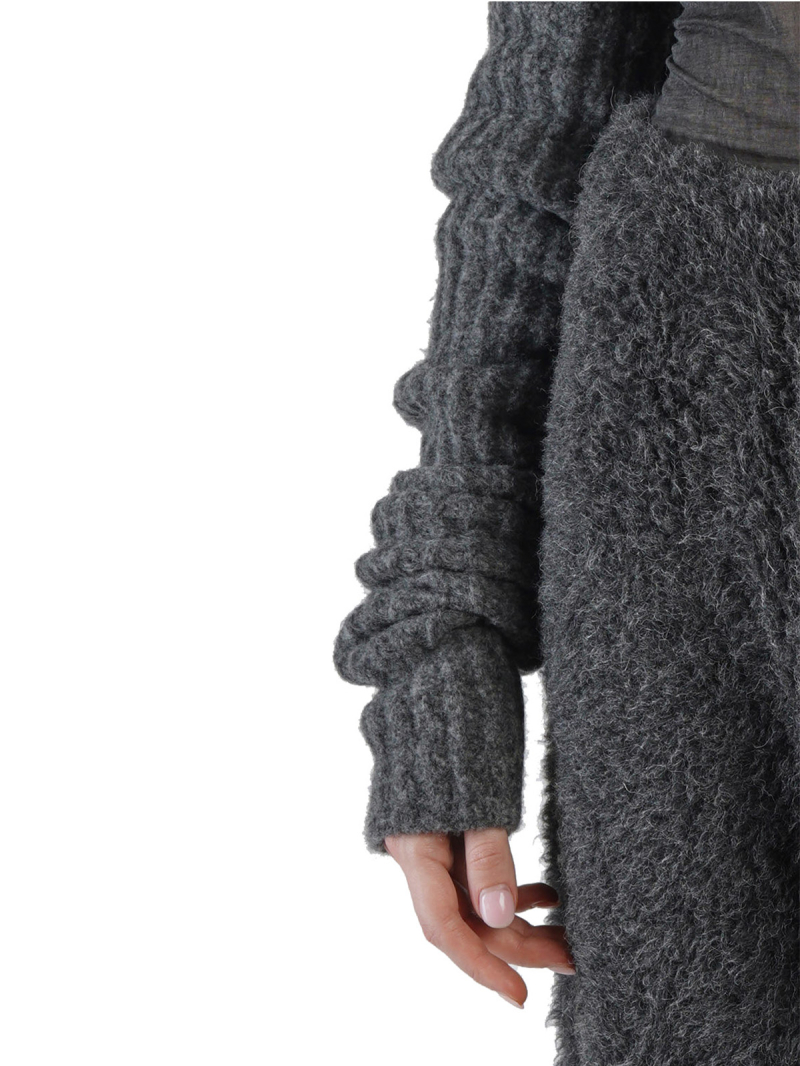 Rundholz DIP - Утеплители для рук и ног из шерсти крупной вязки черный Черный меланж - 2242443107