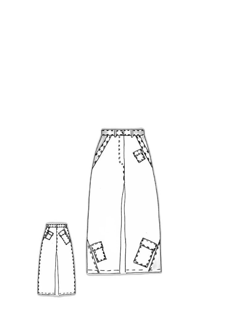 Rundholz Black Label - Gerade weite baumwoll-hose - 2243300103