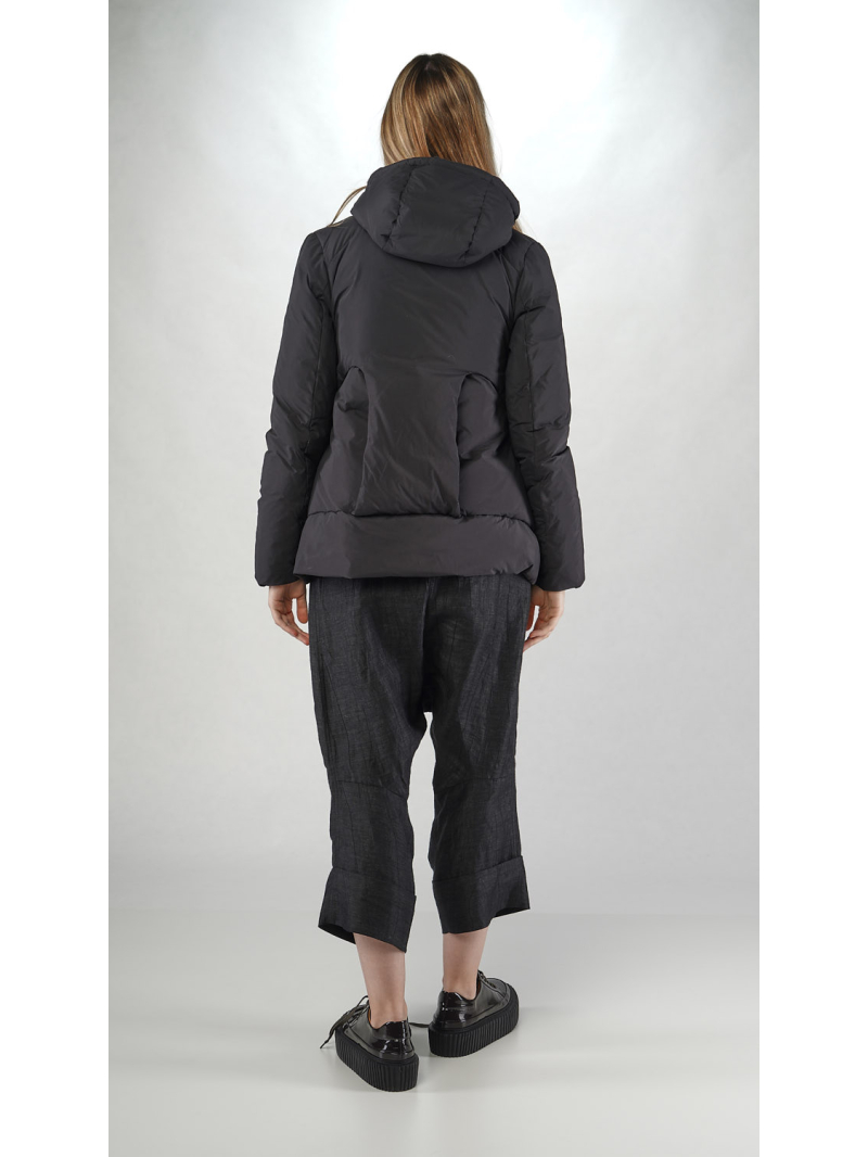 Rundholz - Rundholz Elegant quilted jacket with hood and pleats - 2251001103