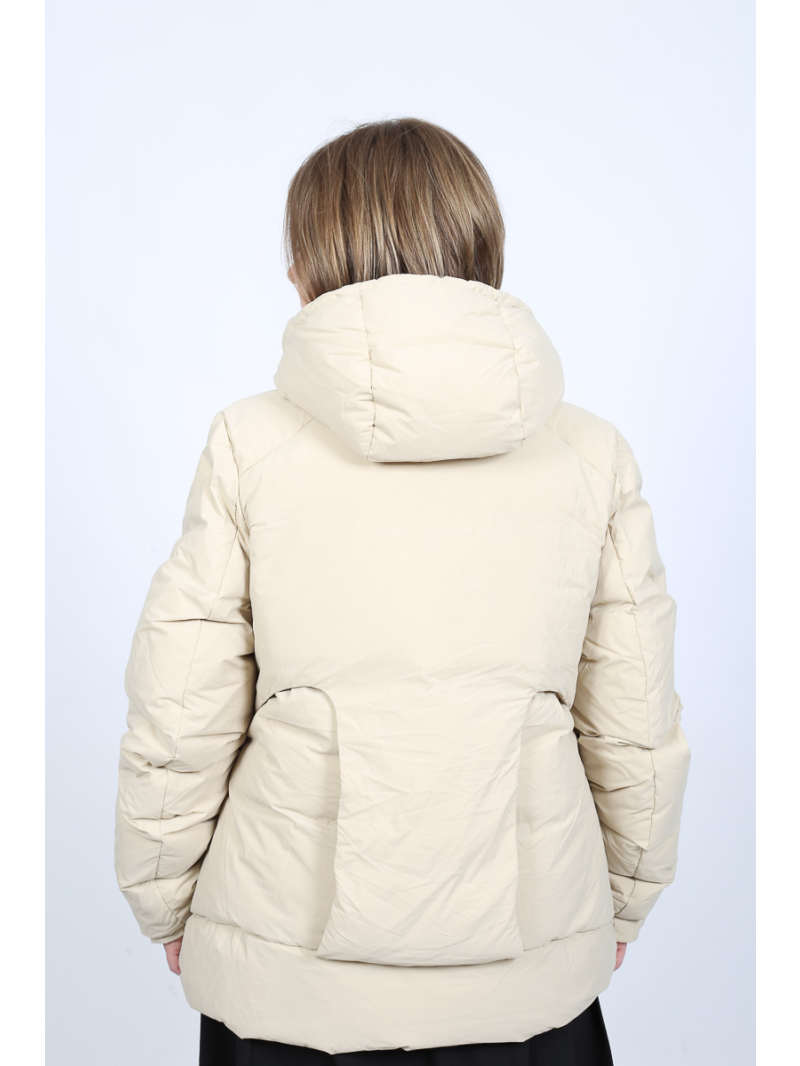 Rundholz - Rundholz Elegant quilted jacket with hood and pleats - 2251001103