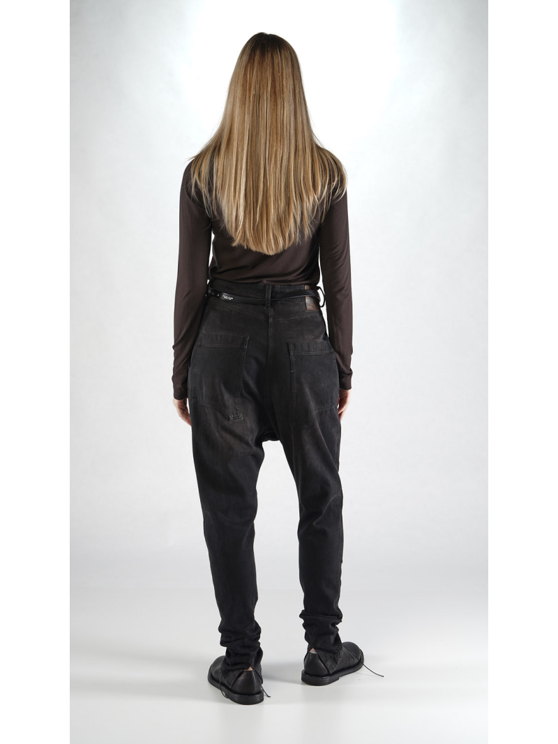 Rundholz - Baggy Denim Hose mit schmaler Fußweite - 2251030112