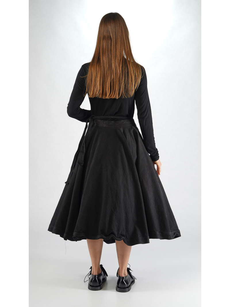 Rundholz - Denim Wickelrock - 2251030314