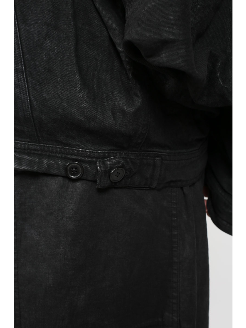 Rundholz - Oversize Baumwolljacke mit Reverskragen von Rundholz - 2251031102