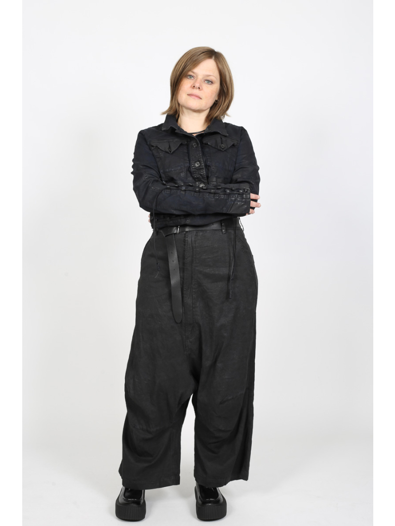 Rundholz - Rundholz baggy fit pants made of cotton with elastane - 2251070102