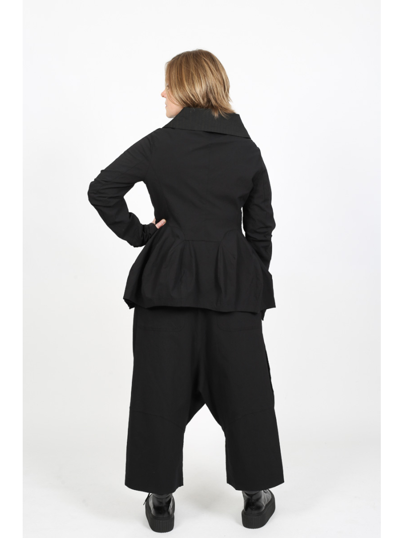 Rundholz - Rundholz Baggy Fit Hose aus Wolle und Baumwolle - 2251110106