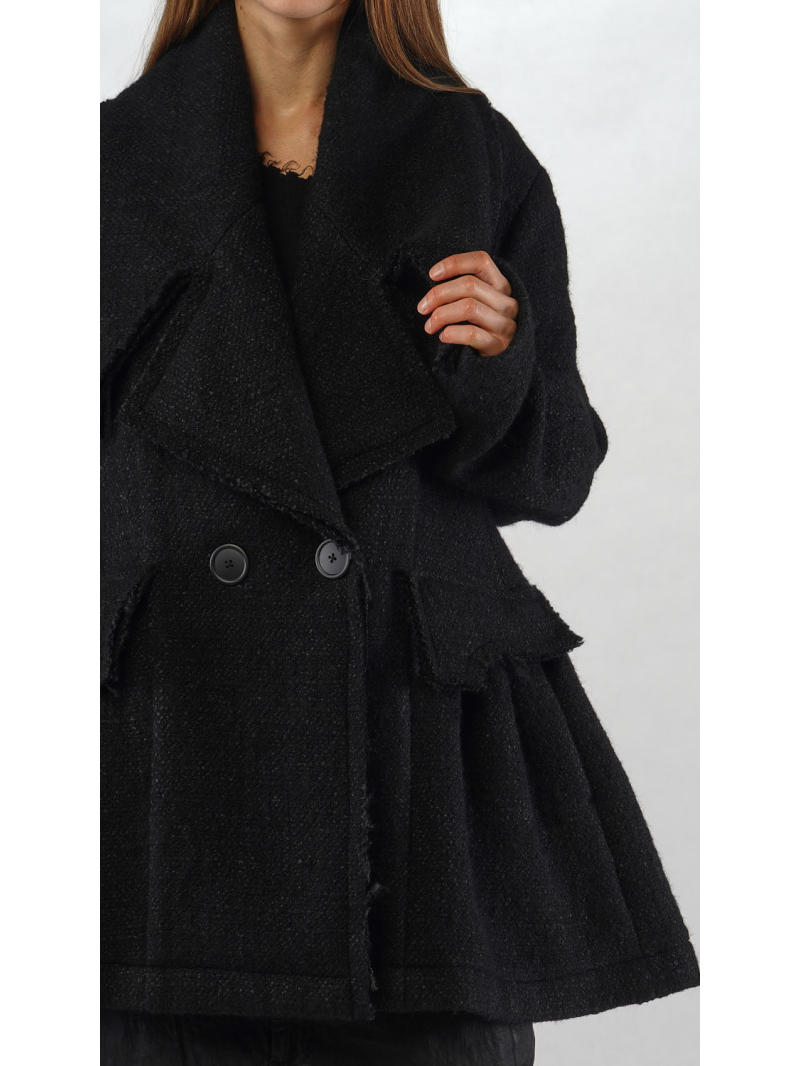 Rundholz - Rundholz Ausgestellte Wolljacke mit Reverskragen - 2251121105