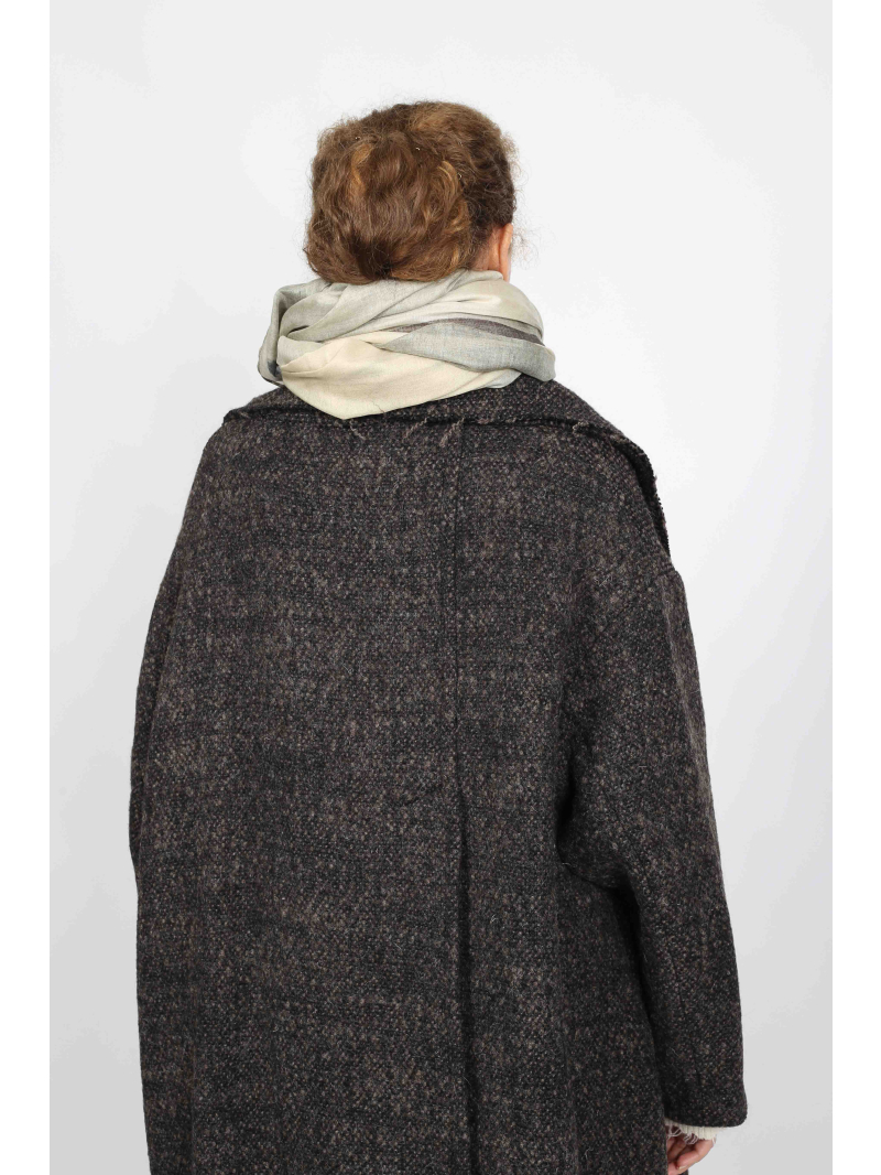 Rundholz -  A-Linien Wollmantel mit Reverskragen - 2251121201
